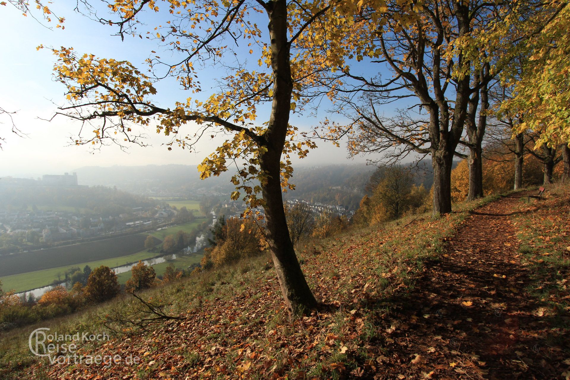 Altmühltal Almtmühl Panoramaweg oberhalb von Eichstätt